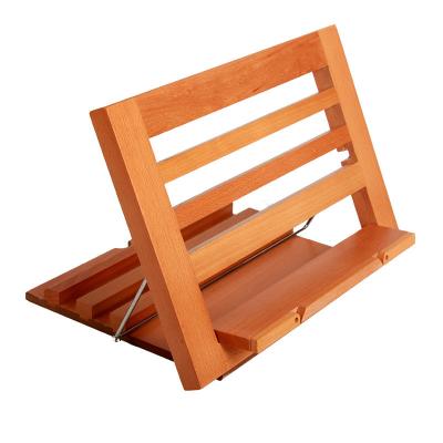 China Widely Used 3 Tier Adjustment Stand Wooden Reading Books Desk Free Folding Stand Strong Supporting Frame for sale