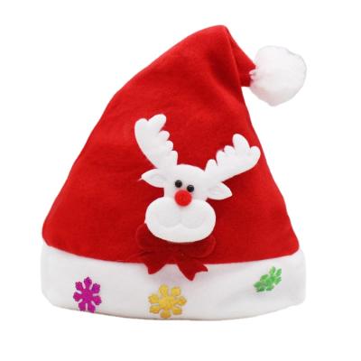 China Cozy Creative Christmas Decorations Hat Children Larvae Christmas Gift Cartoon Luminous Wholesale for sale