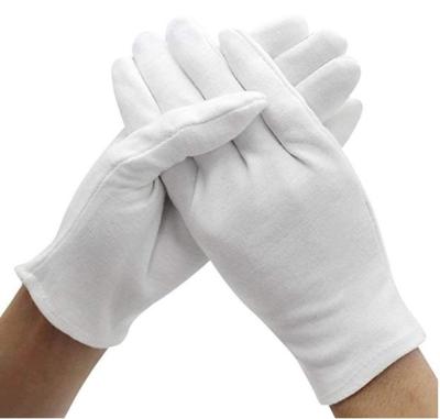 China Manufacturer Comfortable Industrial Cotton Gloves Hotel Working Gloves Service Facilities Cotton Gloves for sale