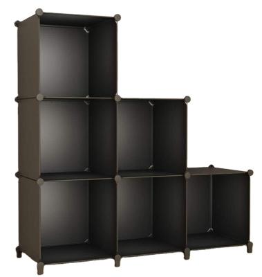 China Modern and simple bookcase traditional simple plastic creative storage cabinet primary free shelf for sale