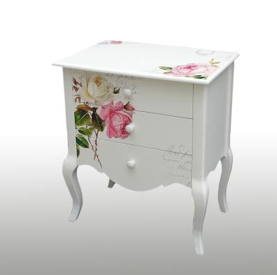 China China Top Selling High Quality Strong Practicality Wooden Cabinet Flower Pattern Furniture for sale