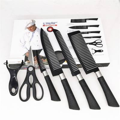 China Stocked Professional Chef Knife Set Fork Spoon Knives for sale