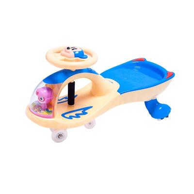 China With Wheels 2021 New Lightweight High Quality Fashion PU Baby Swing Hot Selling Car With Toy HN-1508B for sale