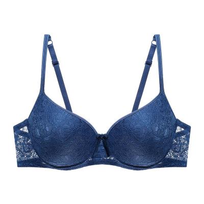 China 2020 Antibacterial Latest Fashion Plus Size Large Full Sponge Cup Support Bra For Big Busty Women for sale