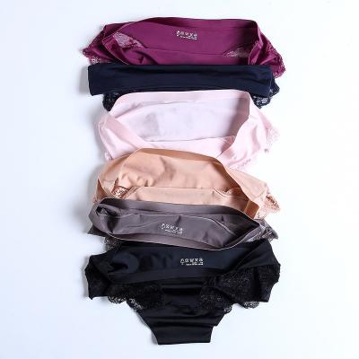 China Current hot sale underwear satin briefs ladies' panties antibacterial girls women's sexy women's satin slip for woman for sale