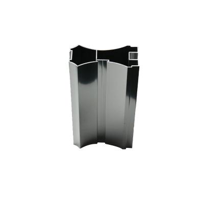 China door & Window Polished Bright Silver Aluminum Profile For Shower Room for sale