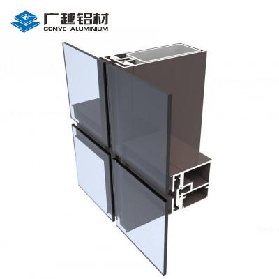 China door & Window Top Class Aluminum Profiles Wall For Curtain Glass for sale