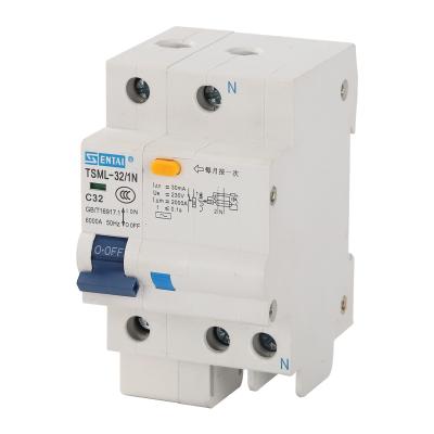 China SENTAI TSML-32 1P 1 Pole 1P+N Circuit Breakers 6KA Type Earth Leakage Circuit Breakers 6A 10A 16A 20A 25A 32A 40A 50A 63A MCB RCBO for sale