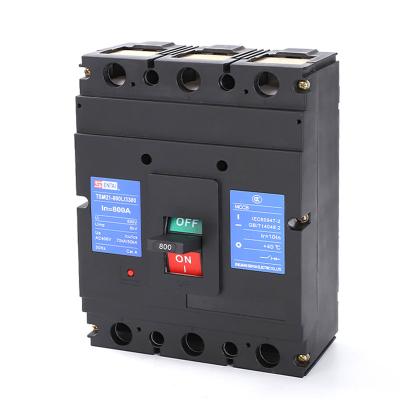 China SENTAI TSM21 AC MCCB 3 Pole 3P Circuit Breakers 3 Phase 400V 690V AC 630A 700A 800A 800amp Molded Case Circuit Breakers MCCB 70kA for sale