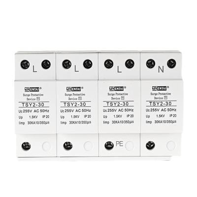 China SENTAI 30KA 255V 4 TSY1-C Surge Protector SPD Surge Protector 4P 4pole AC SPD Electrical Surge Protectors for sale