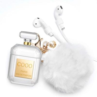 China For Airpods Case Cover Device Co Perfume Bottle Silicone Earphone Case For Airpods 1 2 Case Earphone Wireless Cover Fill Box for sale