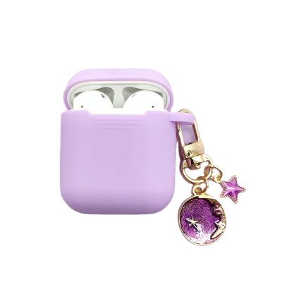 China With Cute Dreamy Dreamy Star Space Star Key Chain For Airpods 1 2 3 Radio Headset Cover Silicone Earphone Cases For Airpods Pro Filling Box for sale