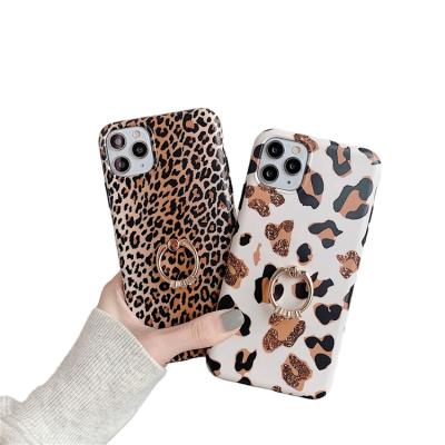 China 100% Hot Selling Leopard Gold Foil TPU Soft Phone Case Eco-friendly Phone Cases For iphone 12 Pro XR Max Protection Cover for sale