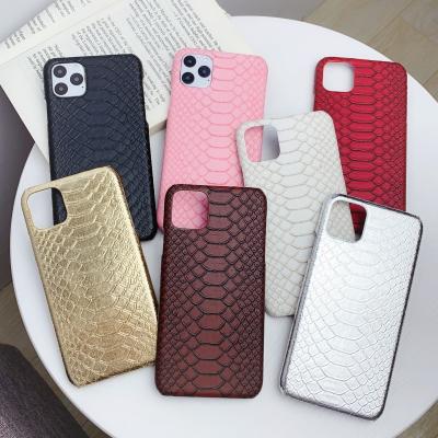 China Luxury Shockproof Solid Color PU Leather Phone Case For iPhone 12 11 pro X Max XS XR 7 8 plus TPU Back Cover for sale