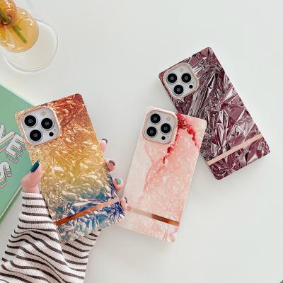 China 2021 New Bling Shockproof Glitter Gradient Marble Phone Case For iPhone 11 pro Max Shockproof Back Cover For iphone 13 12 pro max for sale