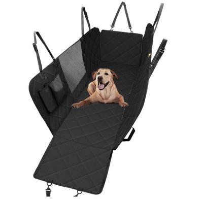 China Wholesale Custom High Quality Quilted Travel Pet Seat Dog Trunk Car Seat Cover for sale