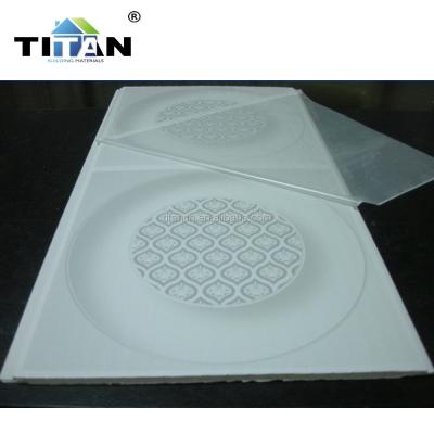 China Ceilings Artistic TITAN Hot Stamp PVC Ceiling Panel for sale