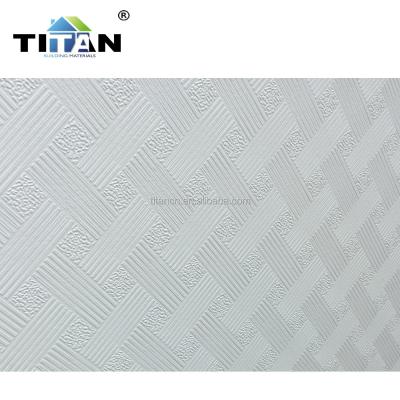 China New Artistic TITAN Ceilings Linyi Design PVC Ceiling Nigeria PVC Gypsum Ceiling Tiles for sale