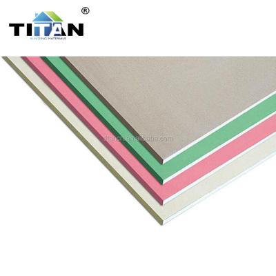 China 12.5mm Oman Fireproof Drywall Partition Fire Retardant Plaster Gypsum Board for sale