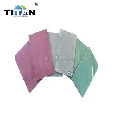 China TITAN 12mm Ghana Gypsum Fire Retardant Plasterboard for sale