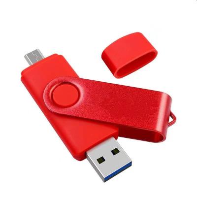 China 2021 New Promotional Custom Usb Flash Stick Flash Drive Otg USB Drive64GB Flash Otg Pen Drive Usb 2.0 Usb Pendrive Smartphone Pendrive for sale