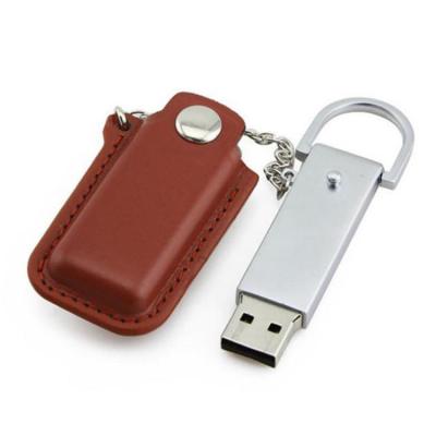 China 2021 Promotional custom leather usb flash drive 8gb/16gb hotselling custom usb flash drive for sale