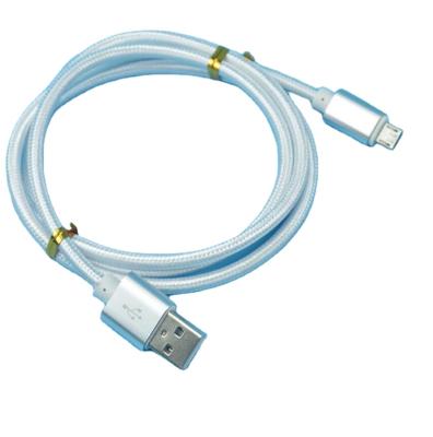 China Multi Function Data Transfer Cable 1M 1.2M 1.5M Braided Micro USB Cable Sync Data Cable For Mobile Phone USB Chargering Cable for sale