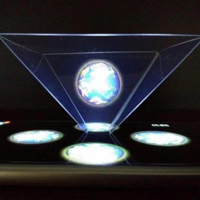 China Holographic Projector 2020 Hologram Viewer 3d Hologram Projector Promotional Pyramid Smart Phone 3D Hologram for sale