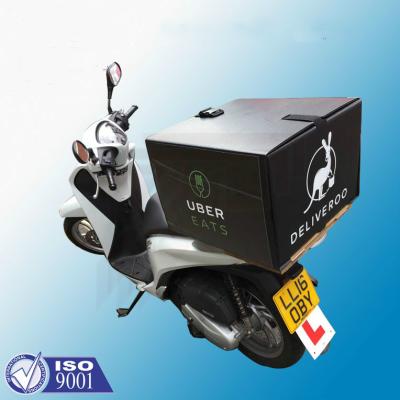 China Recycled Materials Correx Plastic Corrugated Pizza Delivery Box For Scooter Bike Motorcycle for sale