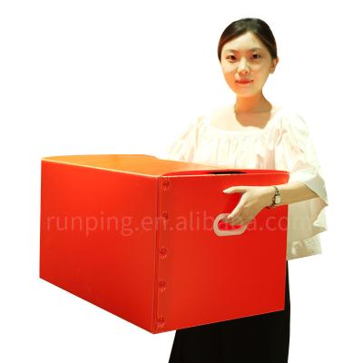 China Recycled Plastic Correx Clothing Warehouse Materials Selection Stackable Bins Picking Bins for sale