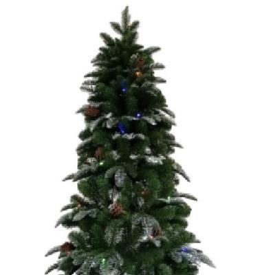 China Canadian Auto Chirstmas Decor 6ft Pre-Bed Fir Cone Christmas Tree for sale