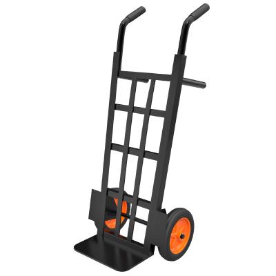 China Stainless Steel Double Handle Steel Hand Truck for sale