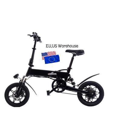 China EU USA Warehouse 36V 250/350W Multifunction Electric Folding Bikes With Cycle Removable Battery Customized Folding E for sale