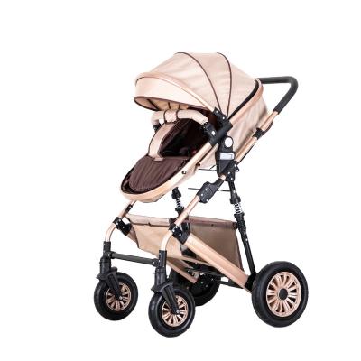 China Optional High Landscape Baby Prams Stroller Luxur 3 In 1 Baby Stroller Aluminum Baby Stroller for sale