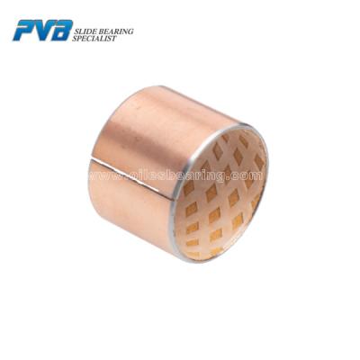 China Diamond Oil Pockets POM Bushings Steel Back POM Bearing Boundary Lubricating en venta