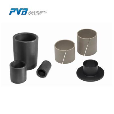 China Flange PEEK Plastic Bushing Sleeve Bearing High Strength for sale