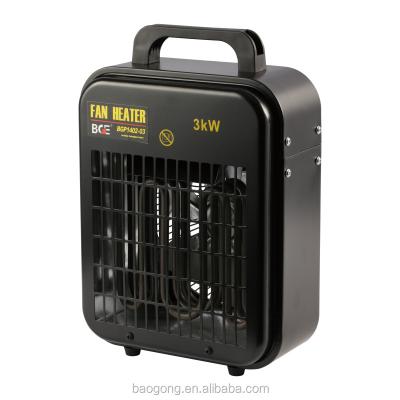 China 3kW Portable Garage Case In Electric Fan Heater for sale