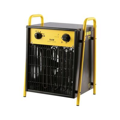 China 9KW Commercial Industrial Fan Heater Square Heater for Greenhouse Workplace Warehouse Farm for sale