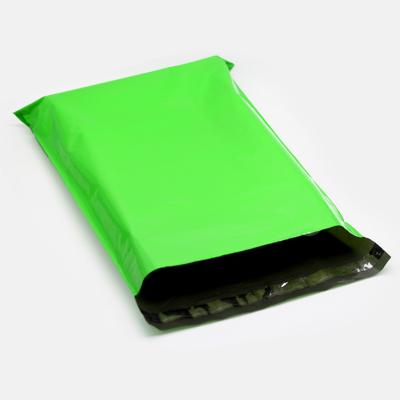 China Business& Biodegradable Green Custom Clothing Shopping Tote Mailing Mailer Plastic Shipping Envelopes Poly Bag for sale