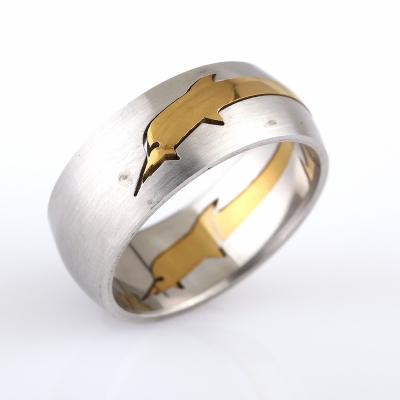 China Fashion Silver Color 316L Stainless Steel Environmental Friendly Ring For Men Women CZ Stone Jewelry for sale