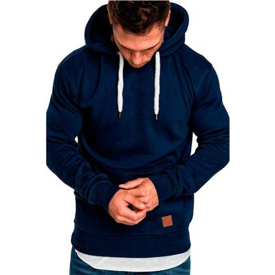 China Custom High Quality Outdoor Fitness Fleece Anti-wrinkle Men's Pullover Hoodie & Sweatshirts Blank 100% Cotton for sale