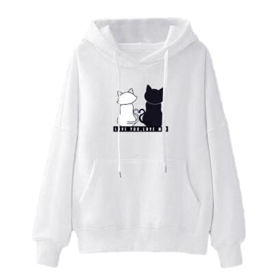 China Custom Anti-Wrinkle Cotton Polyester Blend Spring Women Hoodies Printed Plus Size Casual Women's Hoodies and Sweatshirts for sale