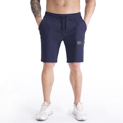 China Custom Anti-Wrinkle Mens Fitness Shorts Breathable Stretchy Gym Workout Sports Slim Fit Shorts Training Casual Streetwear for sale