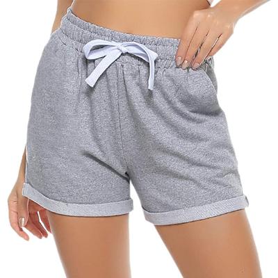 China Custom Women's Gym Fitness Anti-Wrinkle Drawstring Slapped Cuffs Shorts Workout Sporty Joggers Streetwear Casual Shorts for sale