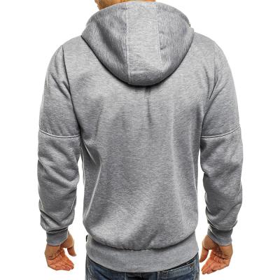 China Custom High Quality Zipper Sweatshirt Hoodie Unisex Anti-wrinkle Full Face 100% Cotton Multi Zipper Pockets Tracksuits for sale