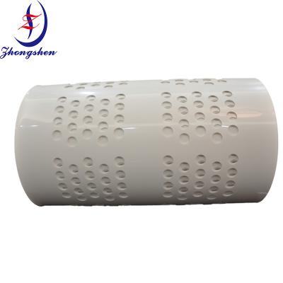 China 50cm Width White Perforated Egg Belt For Layer Chicken Cages for sale