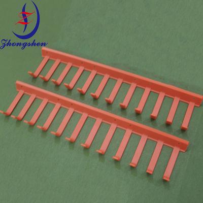 China Red Egg Collection Finger 330MM For Poultry Egg Collection System for sale