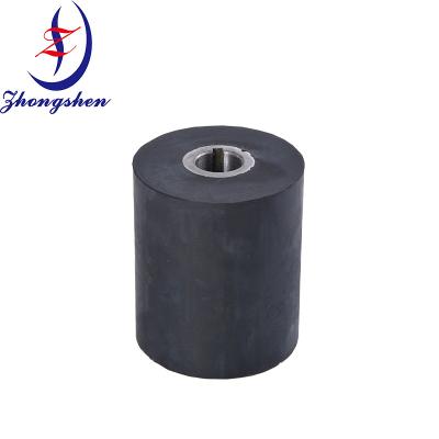 China Wear Resistant Black Rubber Roller For Poultry Egg Conveyor Belt Transmission for sale