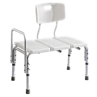 China Heavy Duty Aluminum Bath Stool With Arm Bathroom Chair Disable Shower Chair Folding Transfer Patient Shower Lightweight Shower Chair for sale