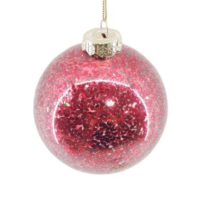 China 100mm Glass Glass Christmas Tree Decoration Ornament Ball for sale